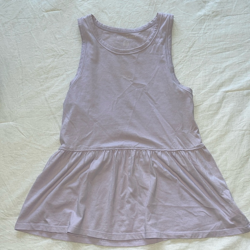 American Eagle light purple tank sz S